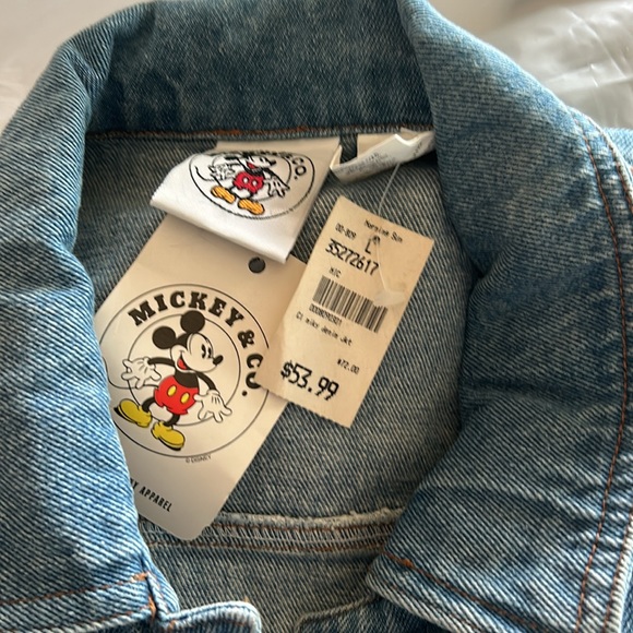 Vintage Mickey and Co Denim jacket with tags never worn with embroidered Mickey - Picture 8 of 10